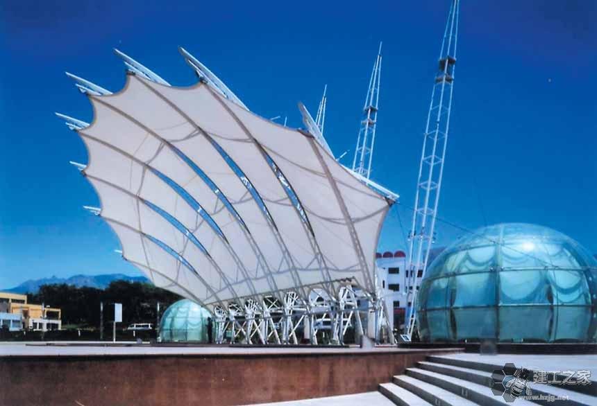 漳州车棚膜结构网架